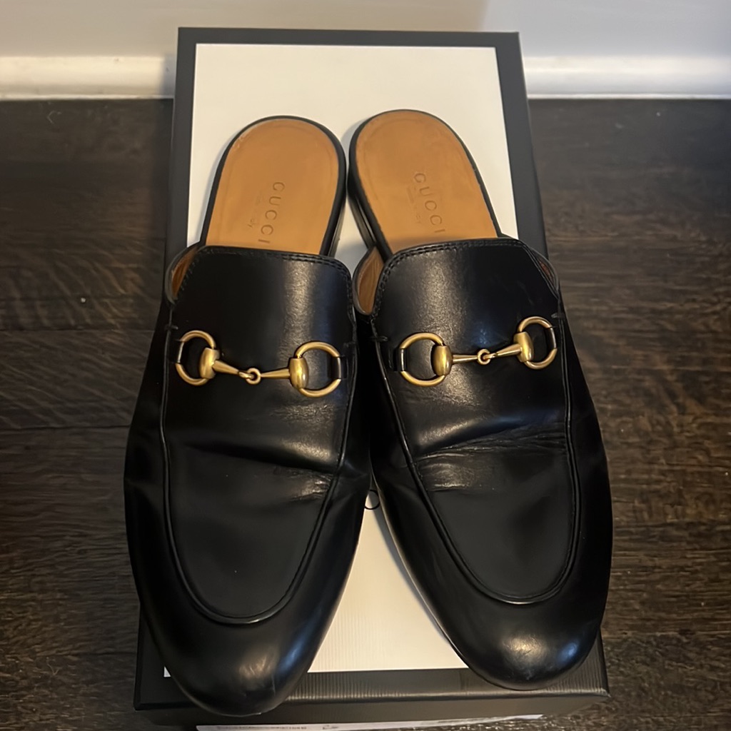 Gucci Women's Princetown Leather Slip On Loafer
